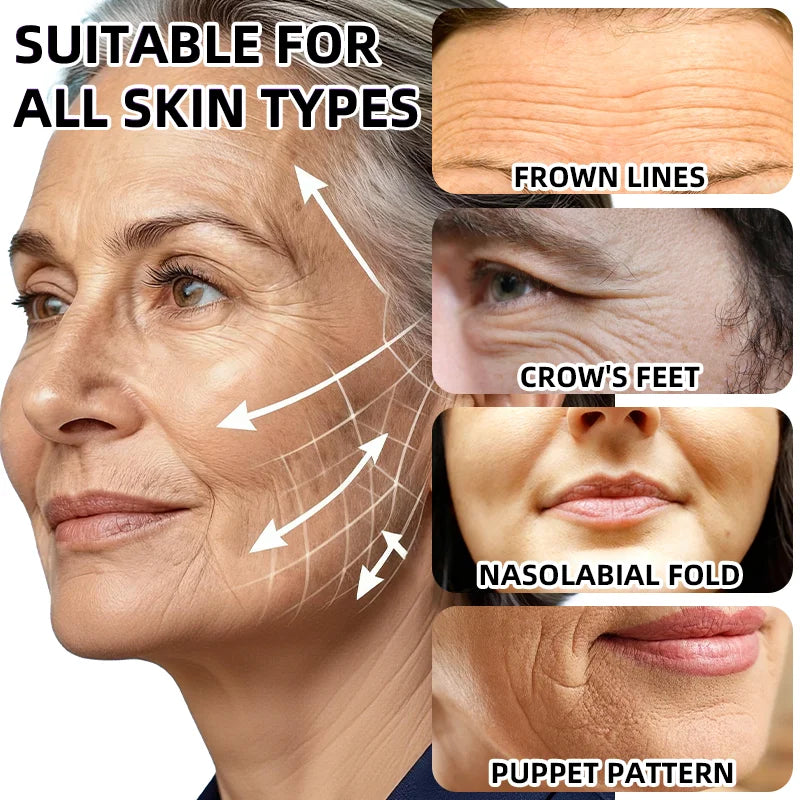 Snail Essence Facial Cream with 99% Snail and 20% Hyaluronic Acid Deeply Moisturizes, Smooths, and Firms