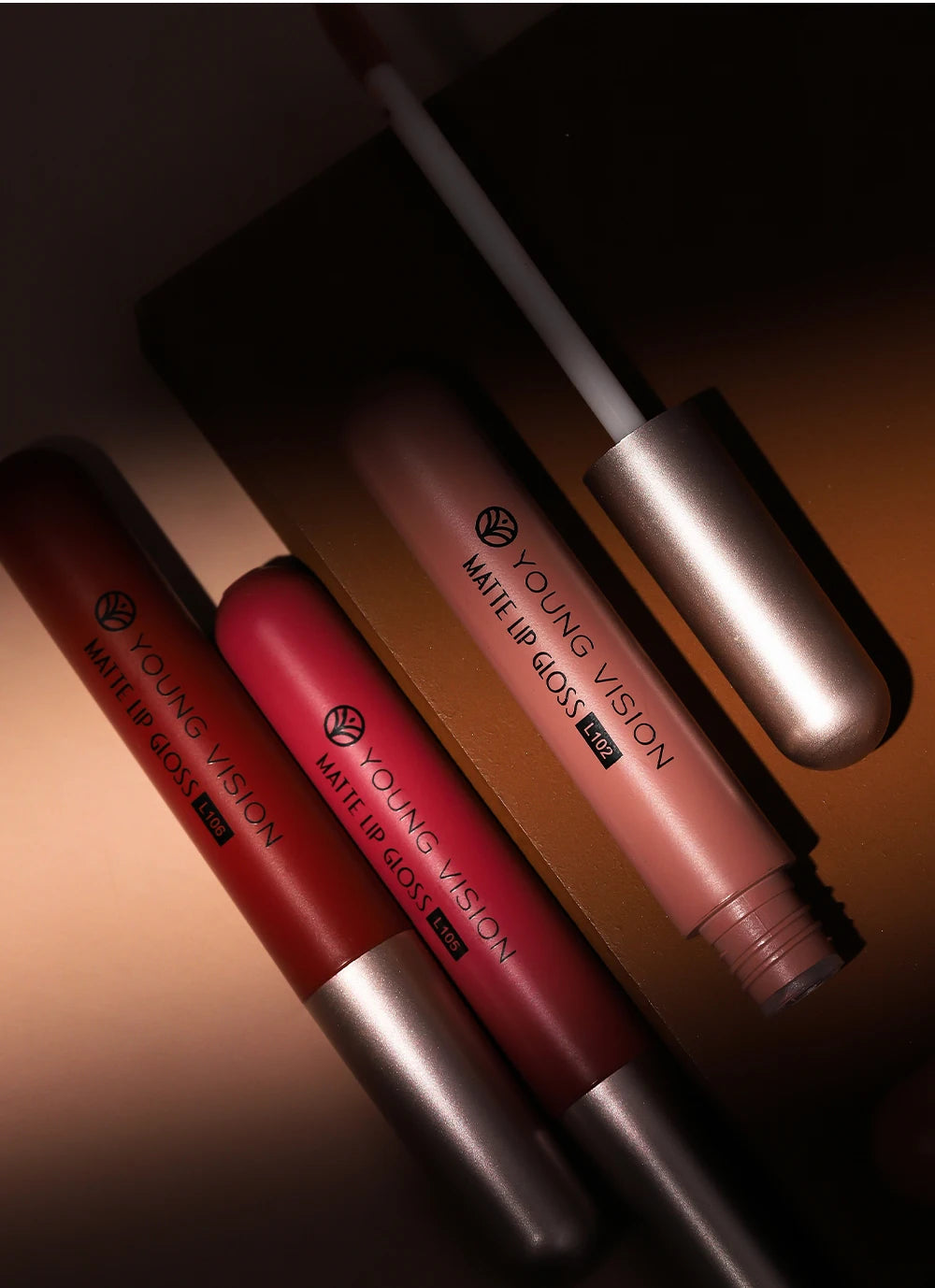 YOUNG VISION 6Pcs/Set Matte Velvet Lipgloss Waterproof Long-Lasting Liquid Lipstick for Flawless Makeup