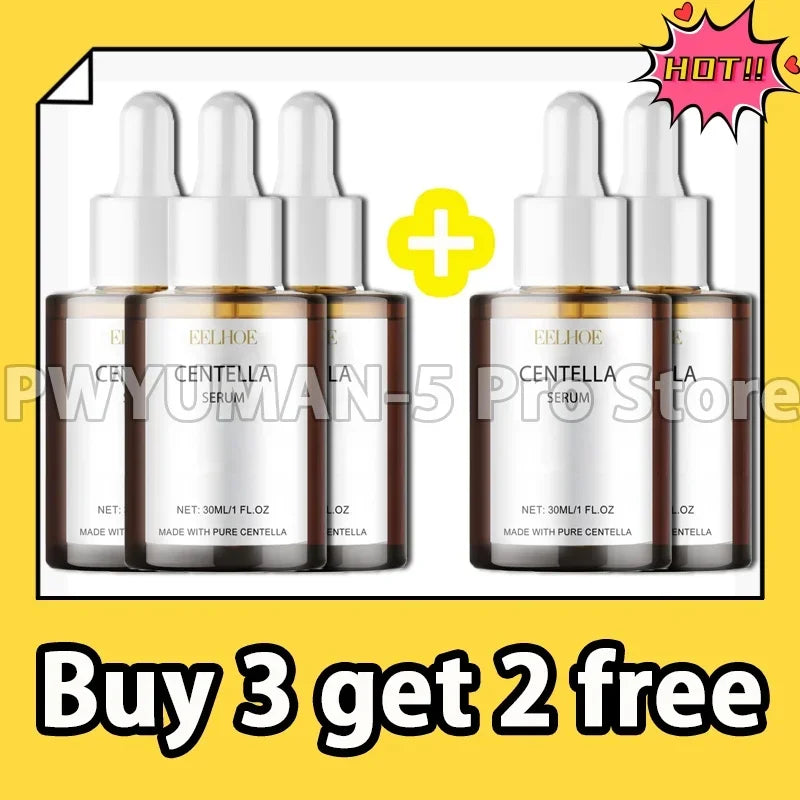 Korean Centella Asiatica Face Serum Shrink Pores Smoothing Rejuvenation Skin Brighten Whitening Cream Facial Moisturizing 30 ml