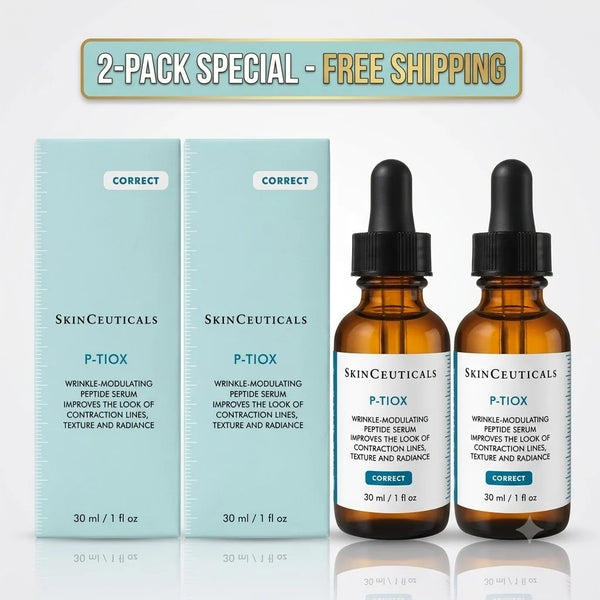 SkinCeuticals P-TIOX Anti-Wrinkle Peptide Serum 30ml Twin Pack