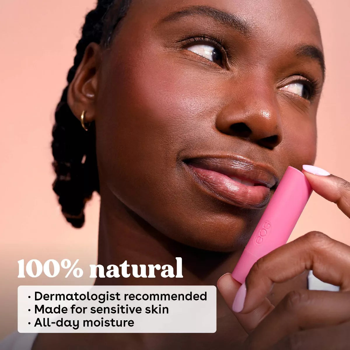 Eos 100% Natural Shea, Watermelon Frosé & Lychee Martini Lip Balm - 0.28Oz/2Pk