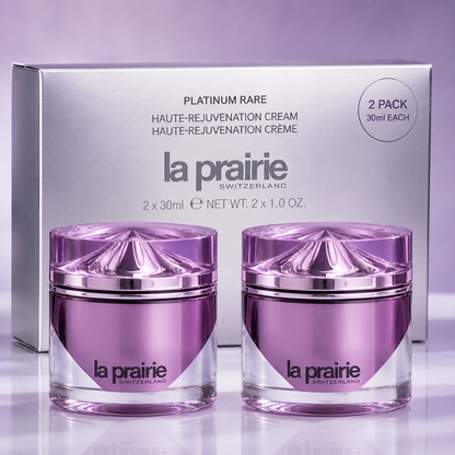 2 Pack La Prairie Platinum Rare Haute-Rejuvenation Cream 30ml