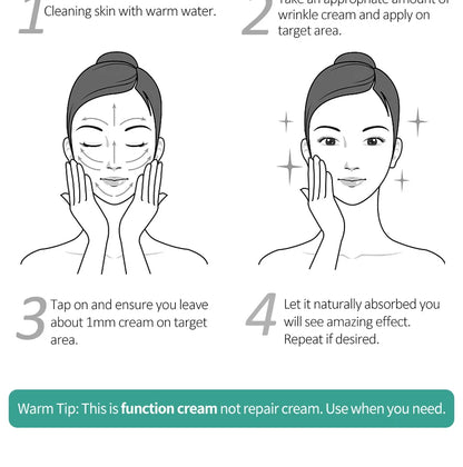 AUQUEST 5 Seconds Instant Anti Wrinkle Face Cream Peptide Anti Aging Lifting Firming Nourish Facial Cream Skin Care