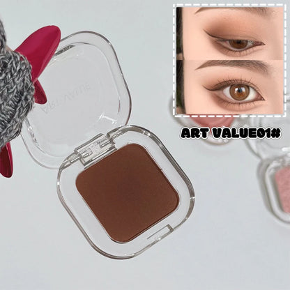 ART VALUE Single Color Eyeshadow Palette, Long-lasting, Matte & Shimmer Finish, No Fallout, Multi-color Eyeshadow for Makeup