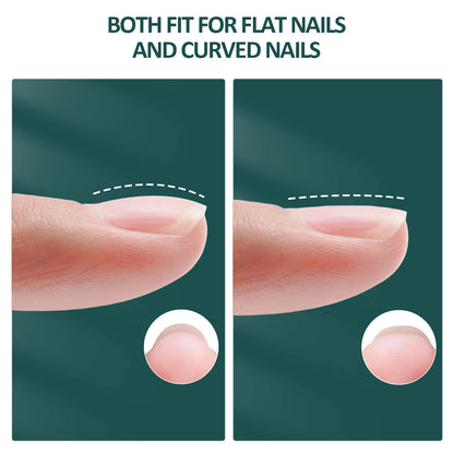 Nailpop Instant Apex Nail Tips Pro Grade Thick False Nails Salon Quality Acrylic Extensions Durable DIY Nail Supplies 140/150pcs