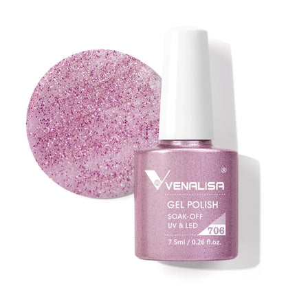Venalisa 7.5ml HEMA FREE TPO FREE Full Coverage Soak Off UV LED Gel Polish Semi Permanent Nail Varnish Long Wear Gel Lacquer