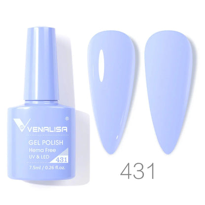 Venalisa 7.5ml HEMA FREE TPO FREE Full Coverage Soak Off UV LED Gel Polish Semi Permanent Nail Varnish Long Wear Gel Lacquer
