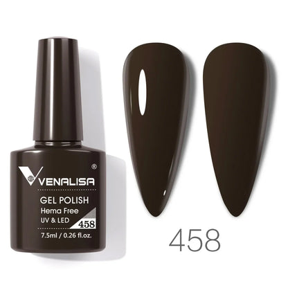Venalisa 7.5ml HEMA FREE TPO FREE Full Coverage Soak Off UV LED Gel Polish Semi Permanent Nail Varnish Long Wear Gel Lacquer