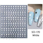 1pcs Golden 3D Metal Laser Starburst Nail Stickers Vibrant Y2K Nail Art Decorations for Manicure French Nail Art and DIY Nail