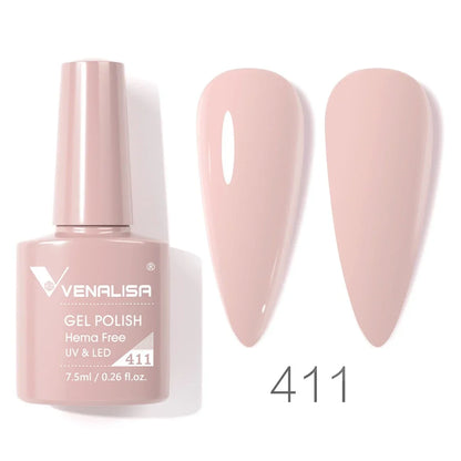 Venalisa 7.5ml HEMA FREE TPO FREE Full Coverage Soak Off UV LED Gel Polish Semi Permanent Nail Varnish Long Wear Gel Lacquer
