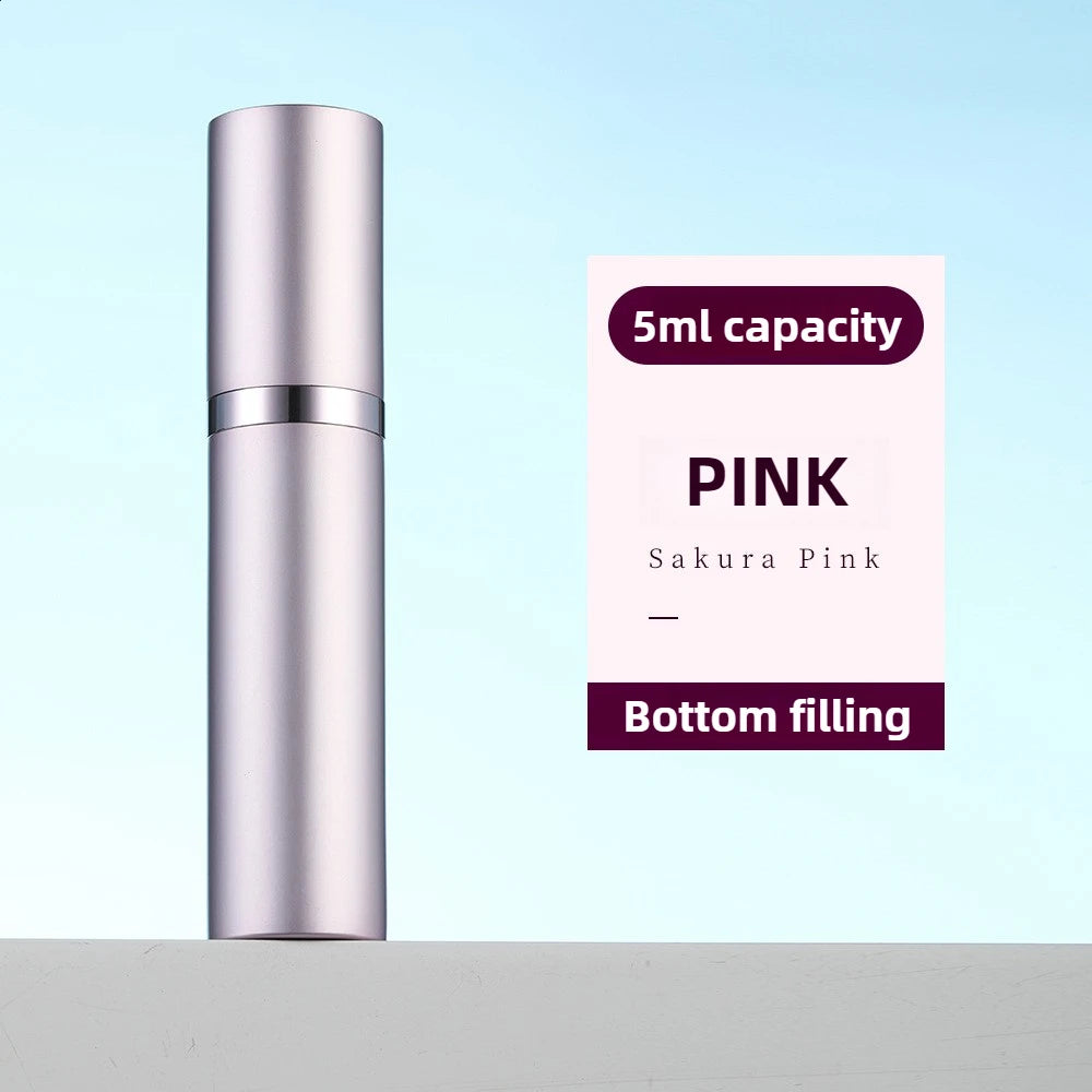 10ml 5ml Perfume Atomizer Portable Liquid Container For Cosmetics Traveling Mini Aluminum Spray Alcochol Empty Refillable Bottle