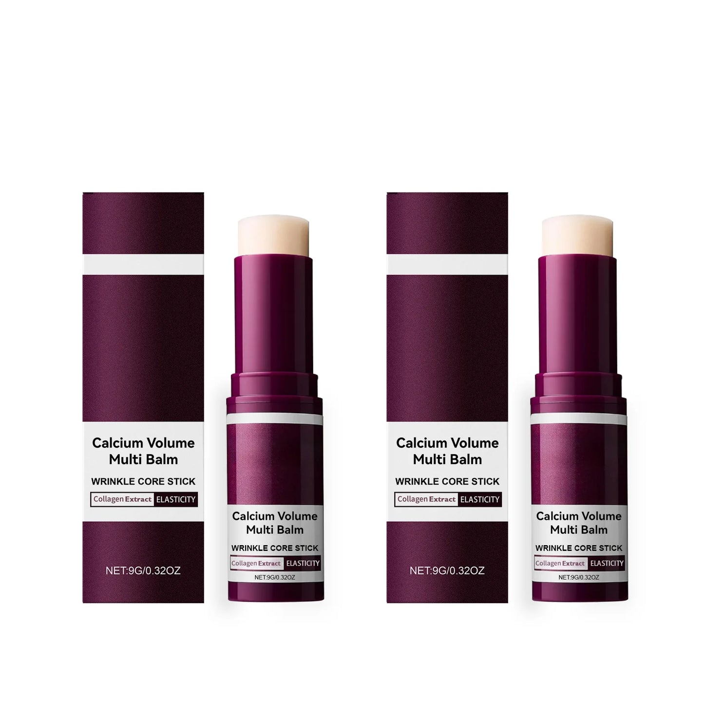 Korean Calcium Volume Multi Balm+Calcium Collagen Moisturizer+Pore Firming Essence Gentle & Moisture Routine for Daily Skincare