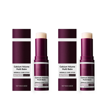 Korean Calcium Volume Multi Balm+Calcium Collagen Moisturizer+Pore Firming Essence Gentle & Moisture Routine for Daily Skincare