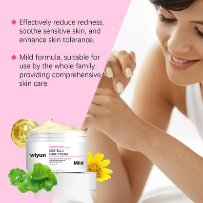 Centella Asiatica Soothing Cream Hydrating Face Moisturizer Calming Sensitive Skin Nourishing Redness Repair Acne Removal Cream