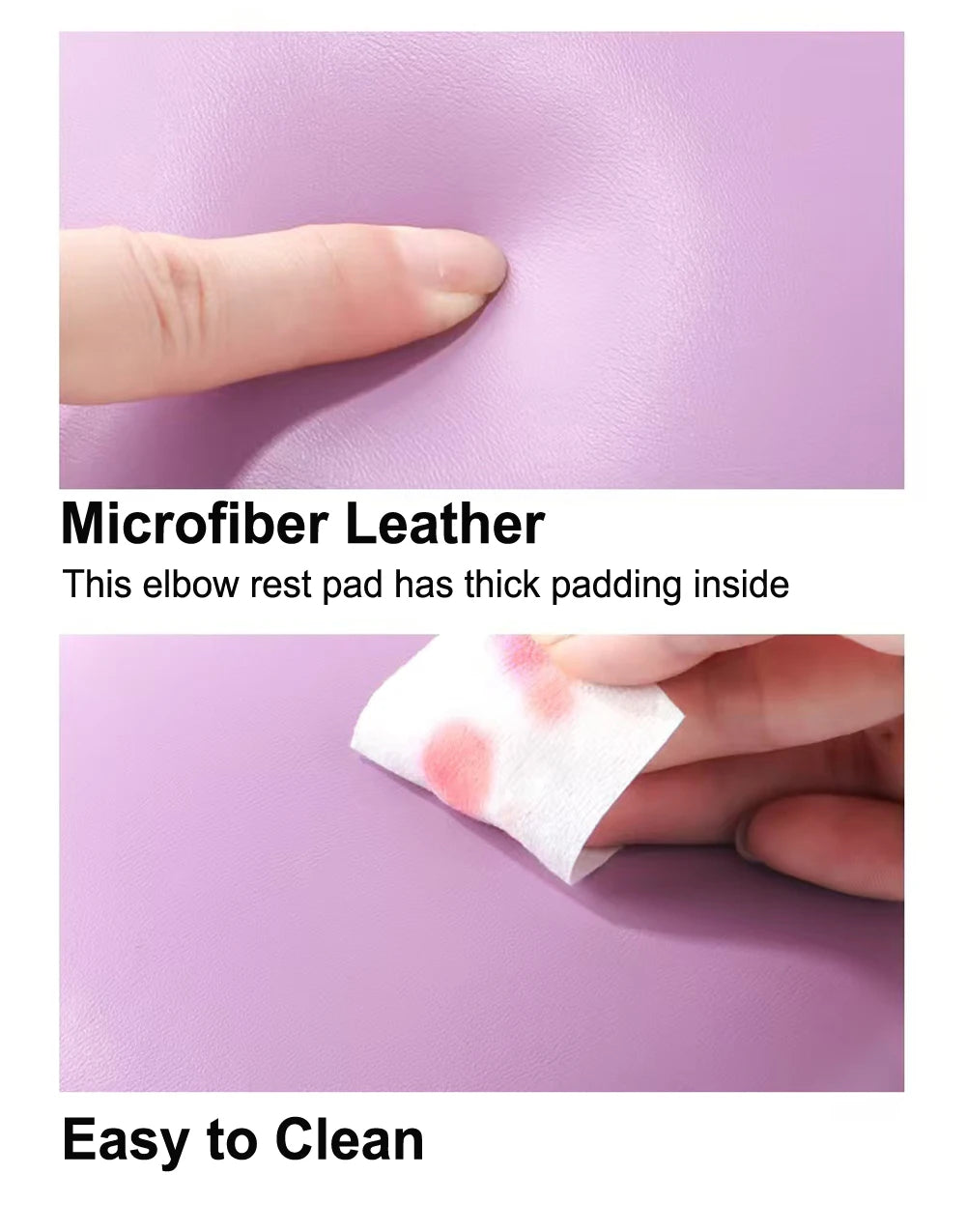 Round Microfiber Leather Elbow Rest Pad Professional Non-Slip Nail Technician Hand Rest Pillow for nail Salon Manicure Elbow Pad