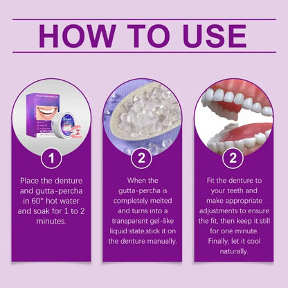New Silicone Denture Set Temporary Orthodontic Teeth Fit Fake Teeth Oral Hygiene Care Whitening Simulation Braces for Daily Use