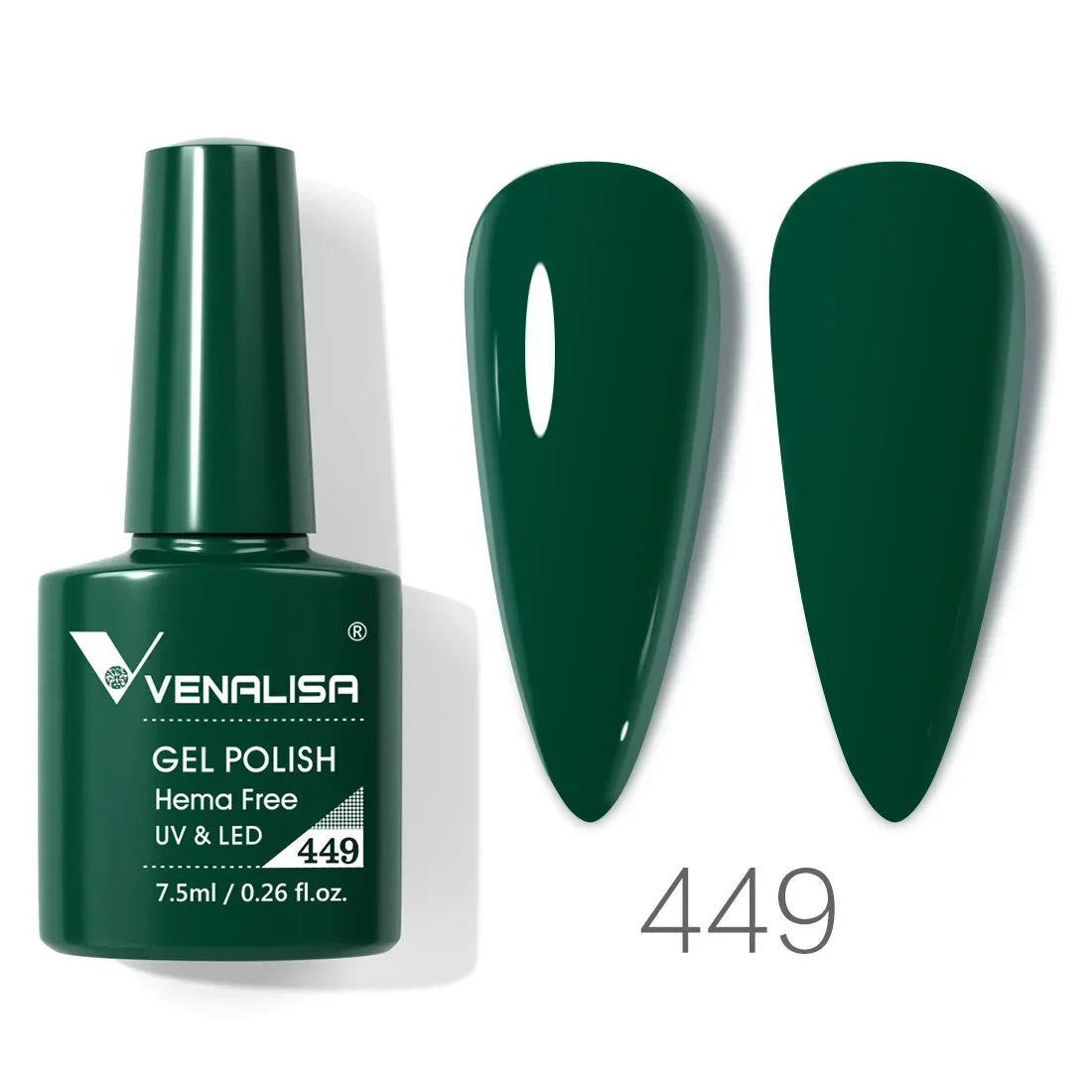 Venalisa 7.5ml HEMA FREE TPO FREE Full Coverage Soak Off UV LED Gel Polish Semi Permanent Nail Varnish Long Wear Gel Lacquer