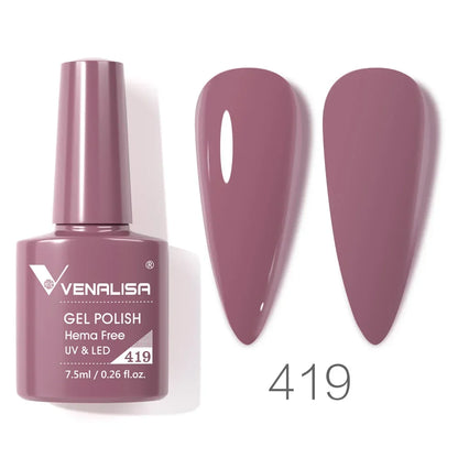 Venalisa 7.5ml HEMA FREE TPO FREE Full Coverage Soak Off UV LED Gel Polish Semi Permanent Nail Varnish Long Wear Gel Lacquer