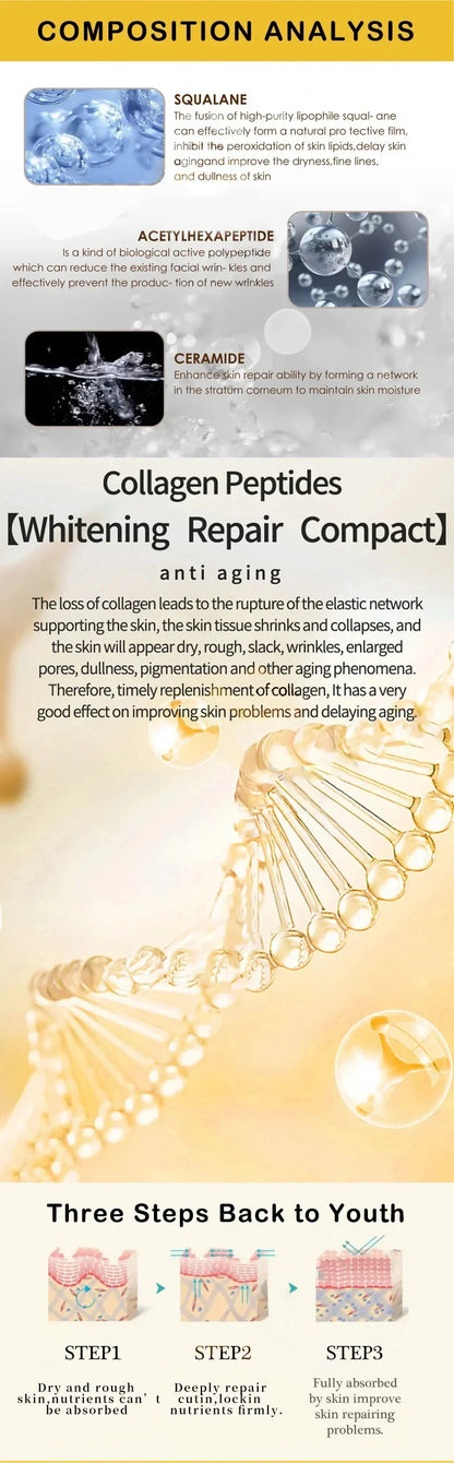 Firming Facial Serum Anti-Wrinkle Anti-Aging Remove Fine Lines Crow's Feet Fade Spots Whitening Brightening Skin Care Essence