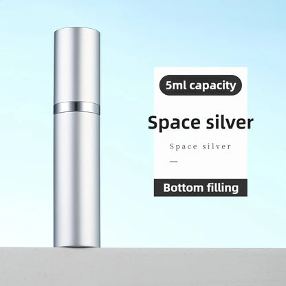 10ml 5ml Perfume Atomizer Portable Liquid Container For Cosmetics Traveling Mini Aluminum Spray Alcochol Empty Refillable Bottle