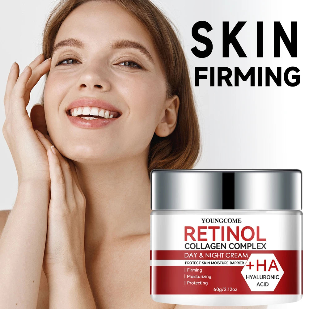 Neck and Face Set Night Cream for Women Anti Aging Retinol Anti Aging Face Lifting Nourishing Repair Collagen 3Set