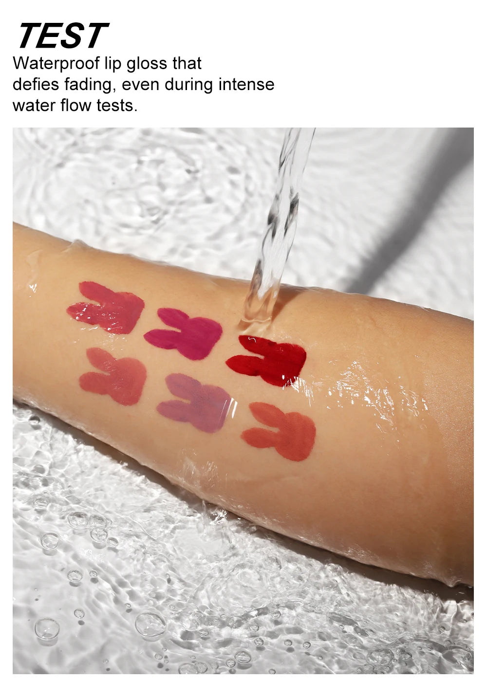 YOUNG VISION 6Pcs/Set Matte Velvet Lipgloss Waterproof Long-Lasting Liquid Lipstick for Flawless Makeup