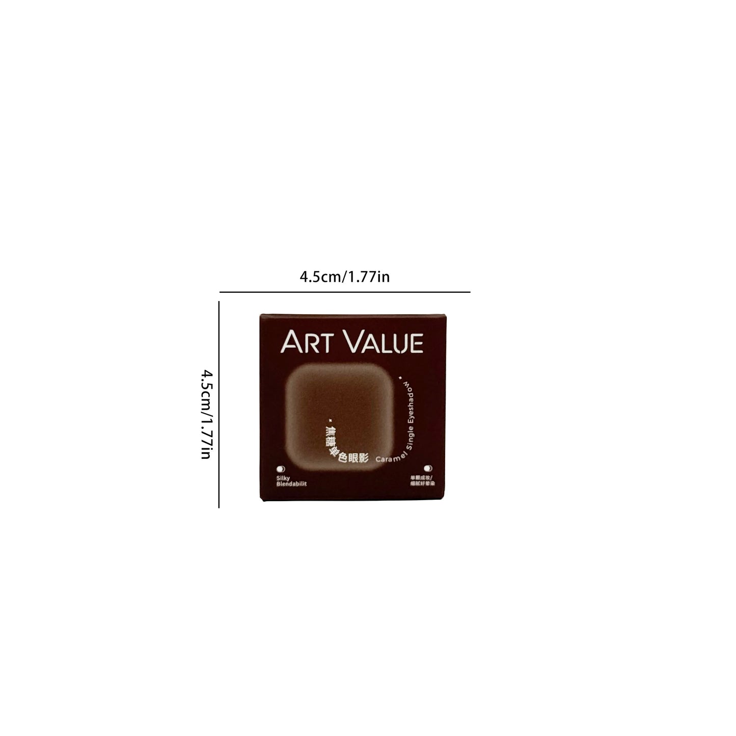 ART VALUE Single Color Eyeshadow Palette, Long-lasting, Matte & Shimmer Finish, No Fallout, Multi-color Eyeshadow for Makeup