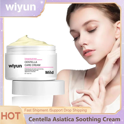 Centella Asiatica Soothing Cream Hydrating Face Moisturizer Calming Sensitive Skin Nourishing Redness Repair Acne Removal Cream