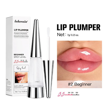 Lip Plumper Korean Cosmetics Moisturizing Transparent Gloss Fragrance Free Plumping Care 0.15oz Stocking Stuffer