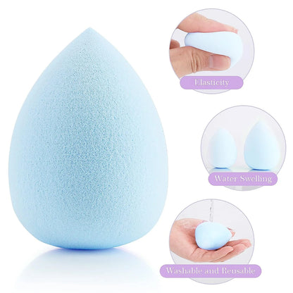 3/4/10  PCS  Makeup Sponge Blenders Blending Sponge Foundation Applicator Cosmetic Sponges makeup tools free shipping  wholesale