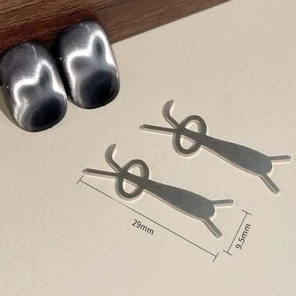 full Set Nail Art Cat Eye Magnet Auxiliary Tools For Black Hole Cat Eye&French&Love-heart&Rabbit Design Magnetic Cat Eye Gel