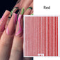 1pcs Golden 3D Metal Laser Starburst Nail Stickers Vibrant Y2K Nail Art Decorations for Manicure French Nail Art and DIY Nail