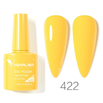 Venalisa 7.5ml HEMA FREE TPO FREE Full Coverage Soak Off UV LED Gel Polish Semi Permanent Nail Varnish Long Wear Gel Lacquer