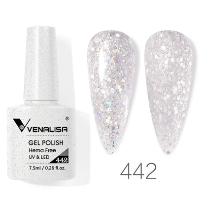 Venalisa 7.5ml HEMA FREE TPO FREE Full Coverage Soak Off UV LED Gel Polish Semi Permanent Nail Varnish Long Wear Gel Lacquer