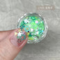 1Pc Mixed Shapes Sparkle Nail Glitter Sequins Polish Star Heart Hexagon Nail Glitter 3D Decals For Nail Shining Decorations