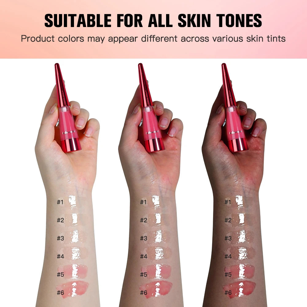 Lip Plumper Korean Cosmetics Moisturizing Transparent Gloss Fragrance Free Plumping Care 0.15oz Stocking Stuffer