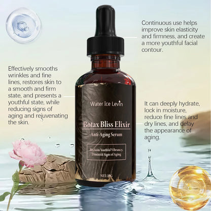 Botax Bliss Elixir Anti-Aging Serum with Retinol & Bee Venom, Replenish Moisture for Youthful Vibrancy & Confidence