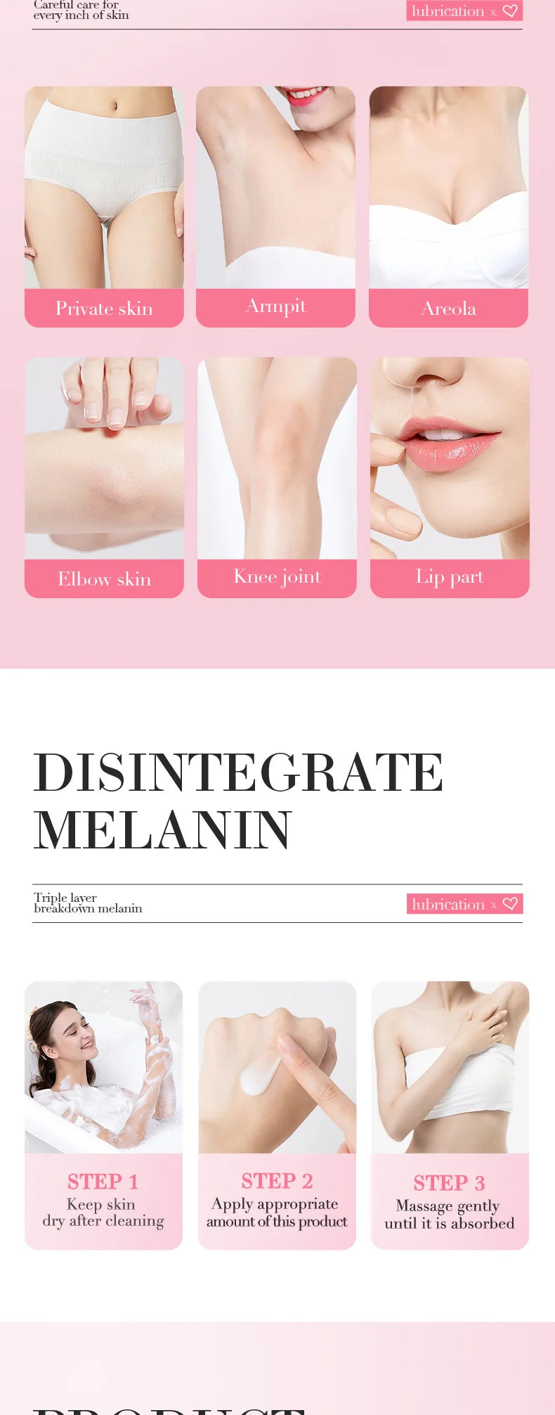 Fast Lightening Pink Lip Bleaching For Dark Lips Remove Melanin Lip Balm Sexy Rose Magic Lip Oil Whitening Moisturizing Makeup
