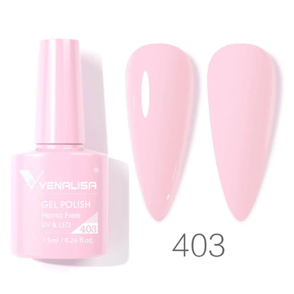 Venalisa 7.5ml HEMA FREE TPO FREE Full Coverage Soak Off UV LED Gel Polish Semi Permanent Nail Varnish Long Wear Gel Lacquer