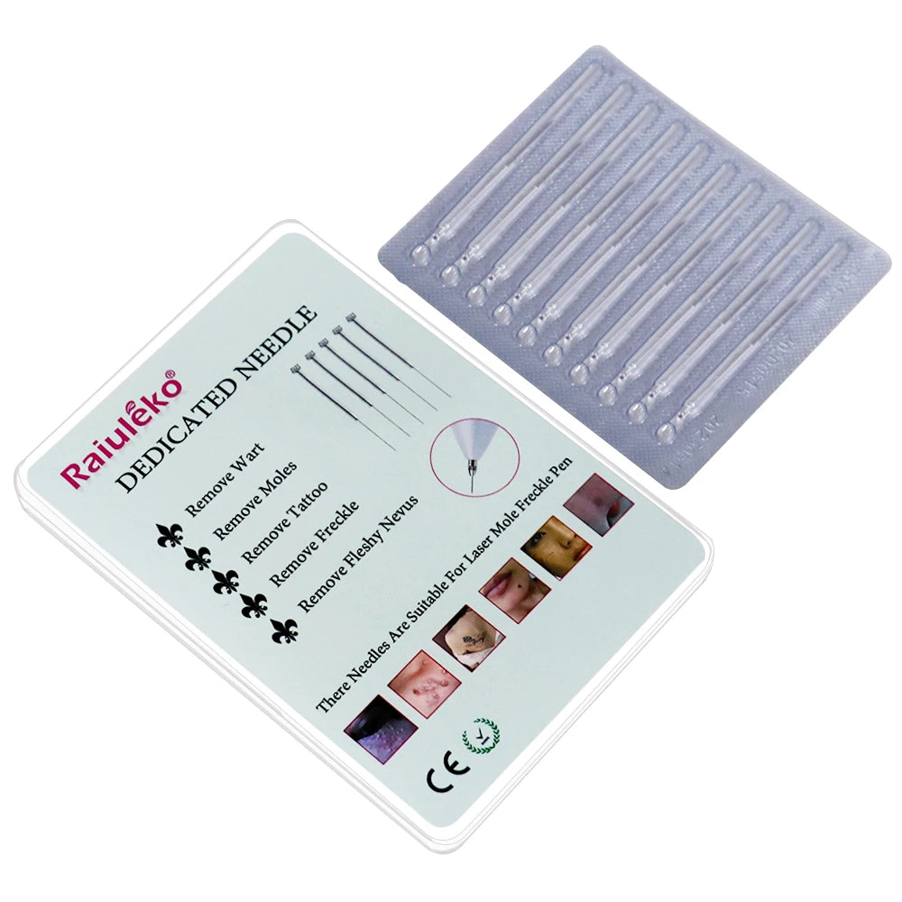 100&200Pcs Plasma Pen Needles For Spot Mole Freckle Body Tattoo Removal Point Pen Skin Beauty Care Dedicated Needle Replacement
