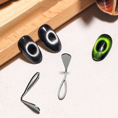 full Set Nail Art Cat Eye Magnet Auxiliary Tools For Black Hole Cat Eye&French&Love-heart&Rabbit Design Magnetic Cat Eye Gel