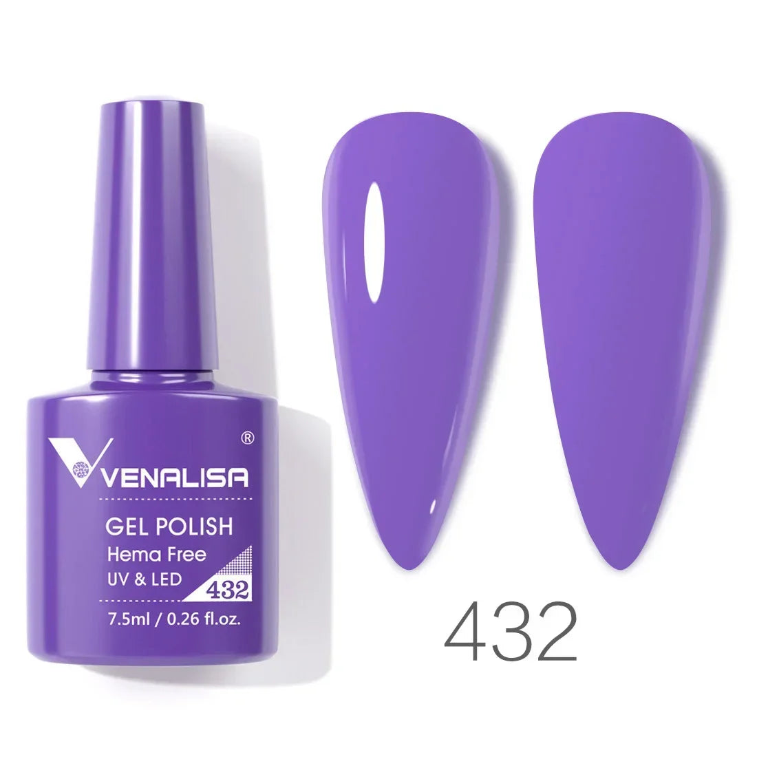 Venalisa 7.5ml HEMA FREE TPO FREE Full Coverage Soak Off UV LED Gel Polish Semi Permanent Nail Varnish Long Wear Gel Lacquer