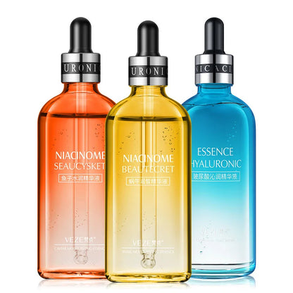 Snail Caviar Hyaluronic Acid Facial Serum Beauty Essence Firming Hydrating Brightening Moisturizing Face Serum Skin Care