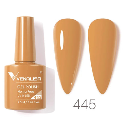 Venalisa 7.5ml HEMA FREE TPO FREE Full Coverage Soak Off UV LED Gel Polish Semi Permanent Nail Varnish Long Wear Gel Lacquer
