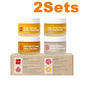 Day Night Skincare Set Firming Moisturizing & Skin Barrier Repair Cream Tightening Brighten Face Scrub Nourishing Eye Care Combo