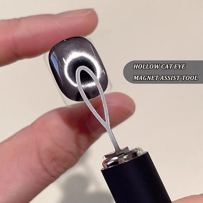 full Set Nail Art Cat Eye Magnet Auxiliary Tools For Black Hole Cat Eye&French&Love-heart&Rabbit Design Magnetic Cat Eye Gel