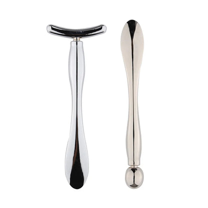2in 1 Face Eye Massage Stick Eye Cream Applicator for Anti Wrinkle Dark Circles Facial Lifting Mixing Spatulas Scoop Mini Spoon