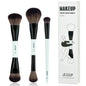 Jessup Makeup Brushes Set 2/3/6/10PCS,Double Sided Foundation Contour Brush Blush Blending Eyeshadow Concealer Cruelty Free T500