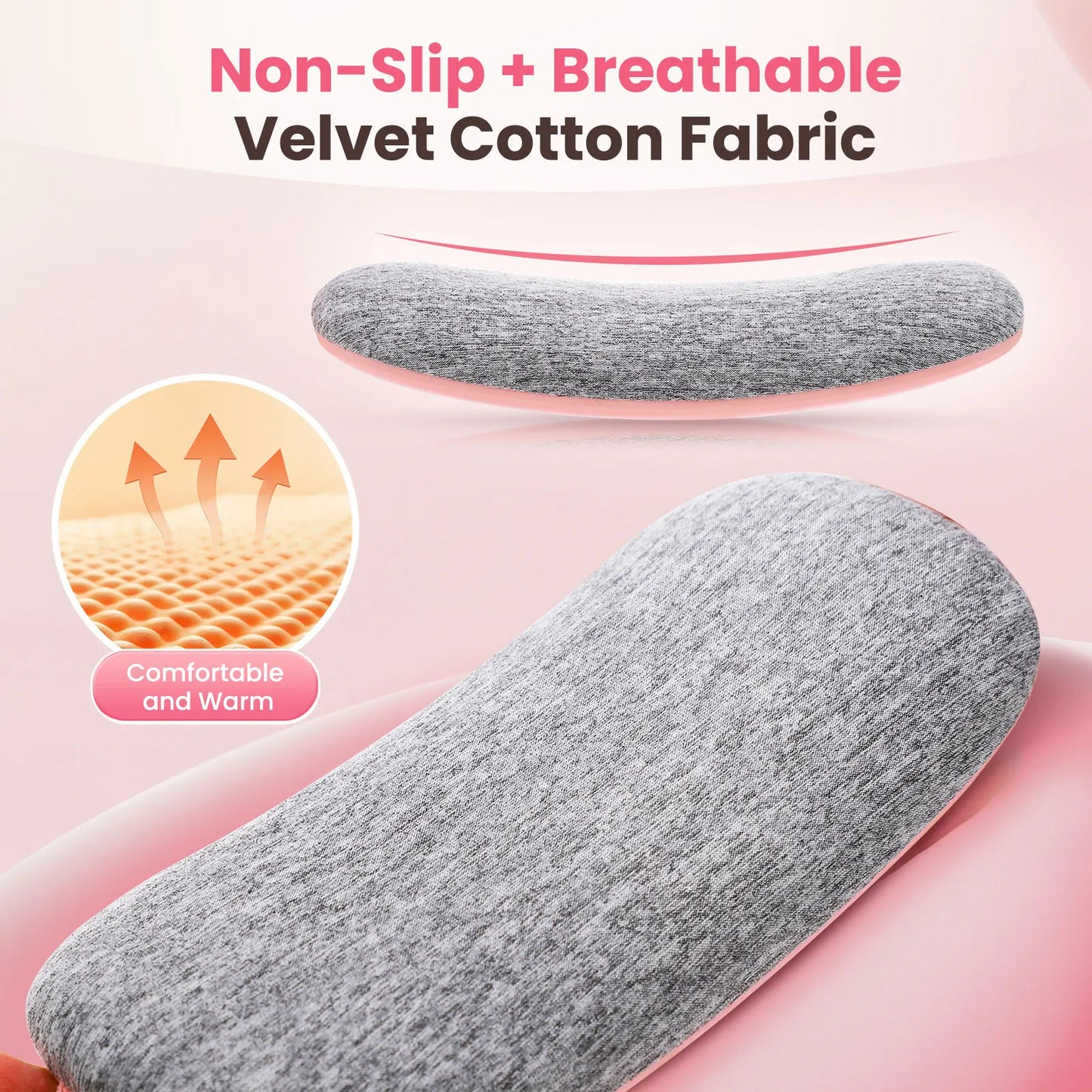 Heated Massage Warming Palace Belt Electric Period Cramp Massager for Menstrual Waist Stomach Abdominal Vibrating Heating Pad