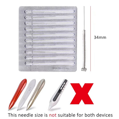 100&200Pcs Plasma Pen Needles For Spot Mole Freckle Body Tattoo Removal Point Pen Skin Beauty Care Dedicated Needle Replacement